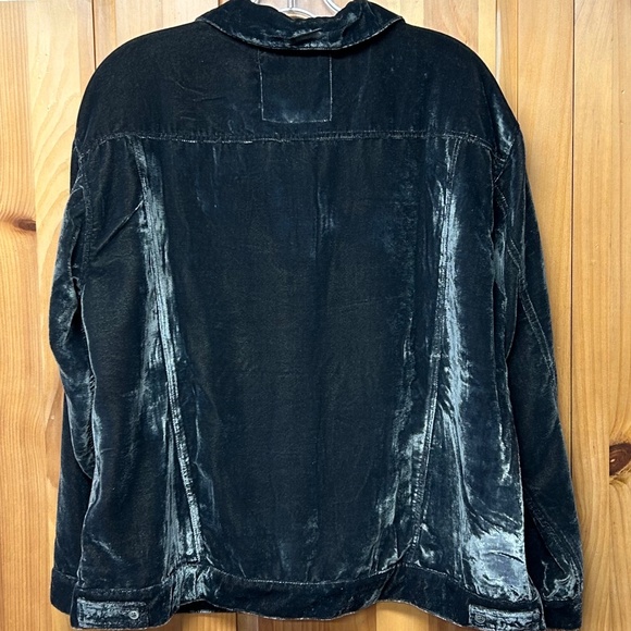 Kayla Seo Gray Velvet Blazer/Jacket - Picture 2 of 9